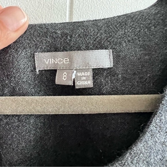 VINCE Scoop Neck Knee-Length Sequins Dress - Picture 6 of 12